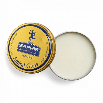 3Картинка Гуталин для обуви Saphir Amiral Gloss – Neutral 50мл. sphr0062