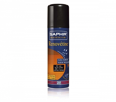 Аэрозоль-краситель для замши Saphir Renovetine Black
